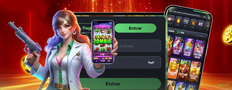 Interface do App hmbet